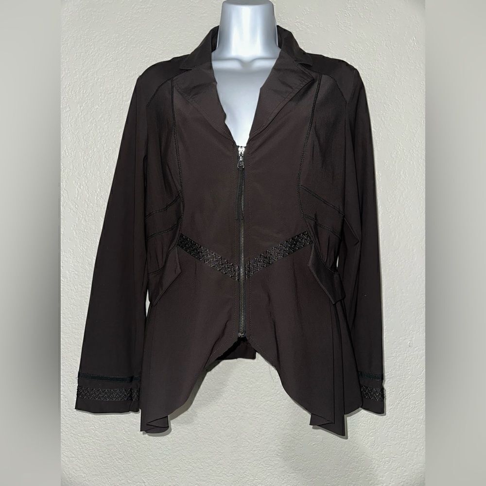 Deca De Vous a Nous‎ Gothic Steampunk Vesta Banou Brown Jacket 2 NWOT
